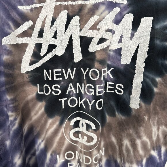 Stussy Tie-Dye Tribe T-shirt Size Large - Picture 2 of 9